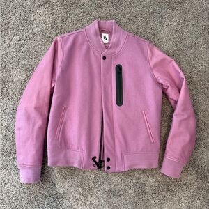 Nike Leather Jacket Size Small